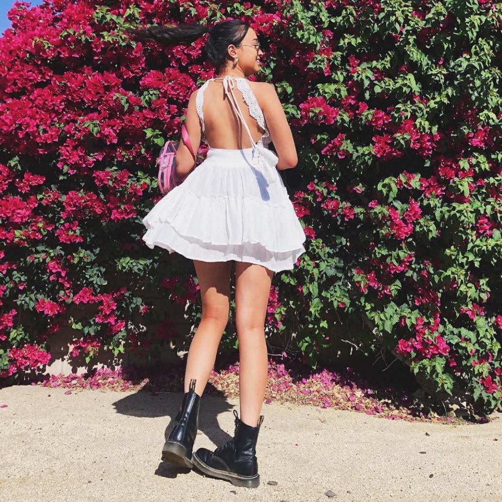 White dress